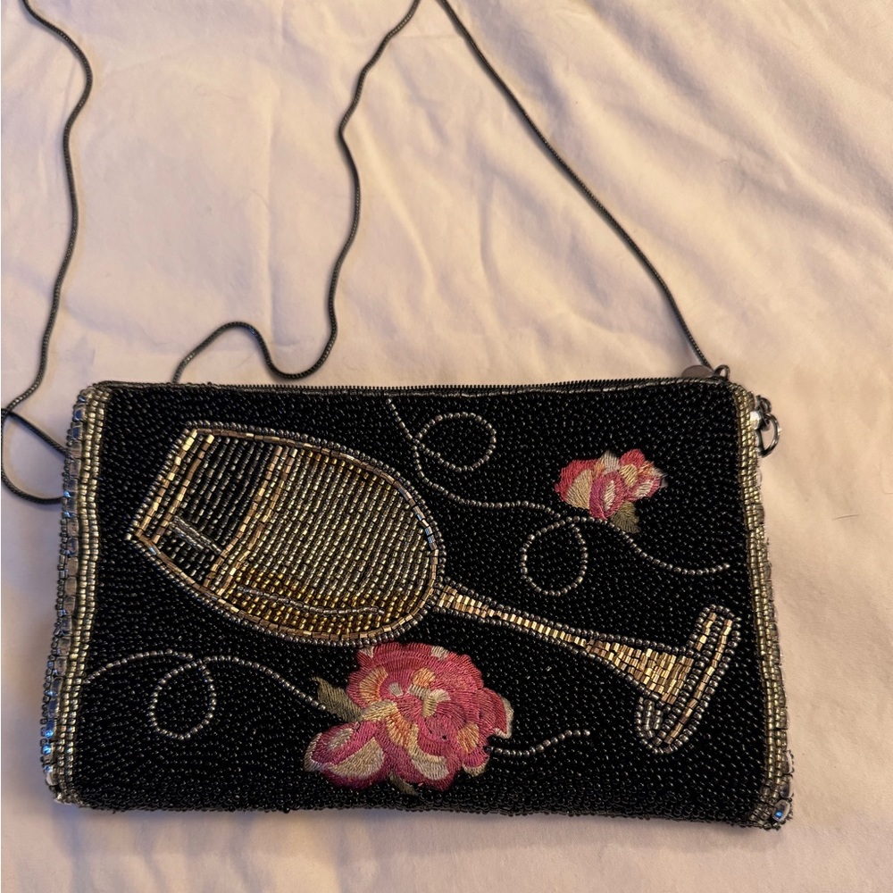 Mary Frances wine not phone bag